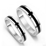 Парные кольца из серебра для влюбленных арт. DAO_103